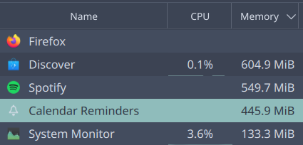 Disable calendar reminder